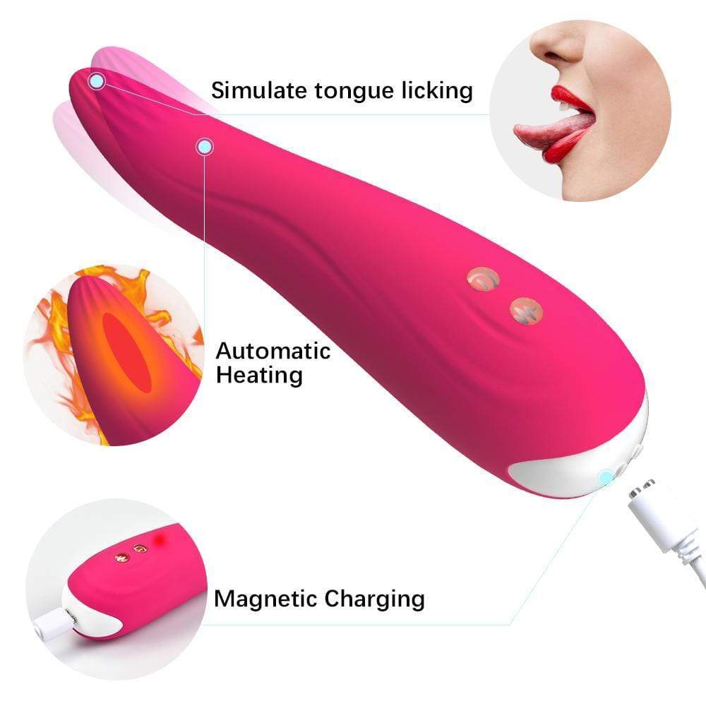 VIVIAN 8 Vibrating 8 Rotating Tongue Vibe Clit Licker