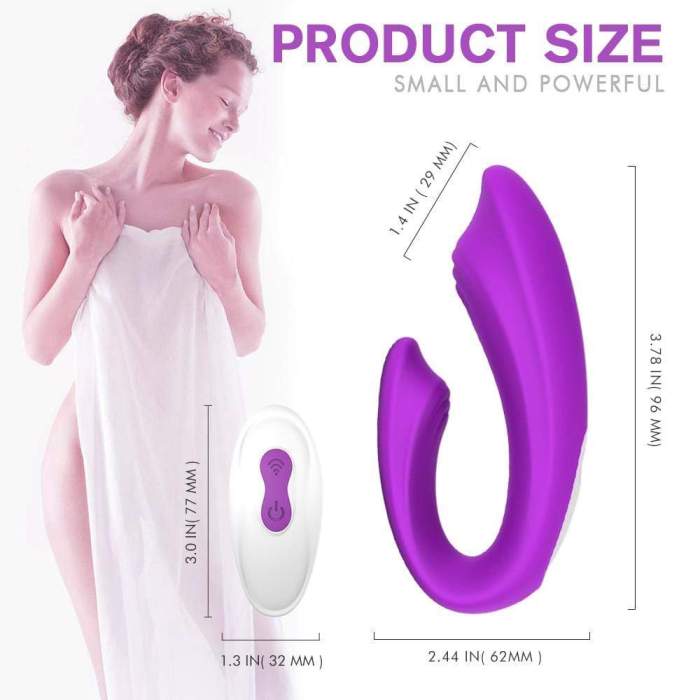 Wireless Remote Control Double-ended Vibrator For Single Or Couples