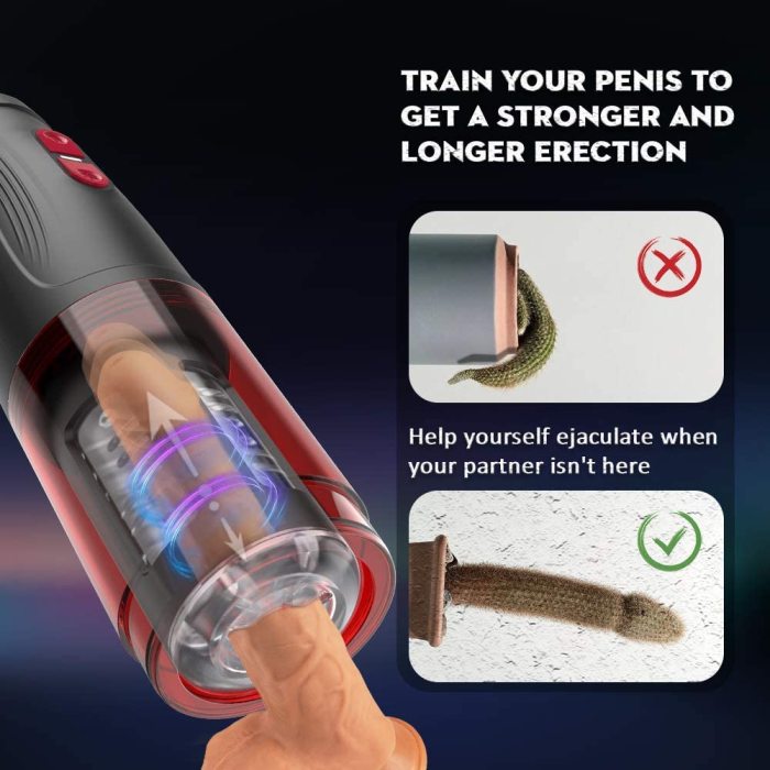 RASENGAN 10 Thrusting Masturbator with 3D Textured Vagina