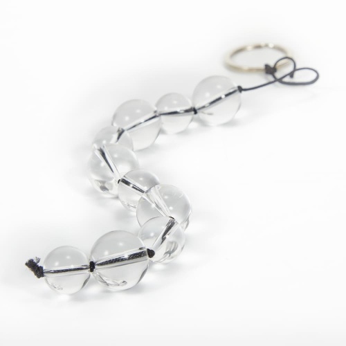 Crystal Glass Transparent Anal Plug Beads