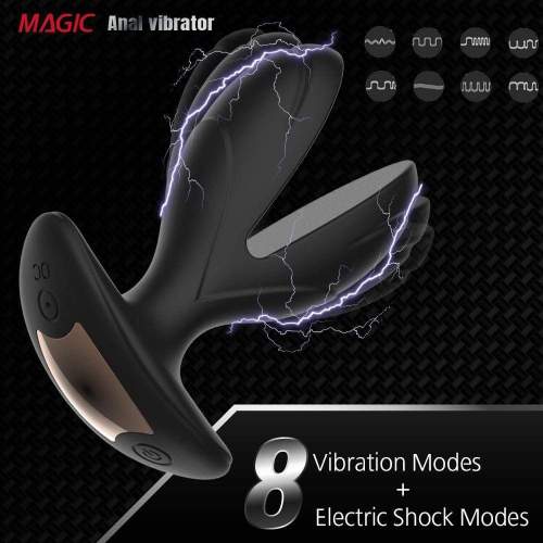 Electric Shock Anal Expansion Vibrator