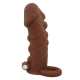 5.7 Inch 10 Vibrations Rough Glans Bumps Hollow Penis Sleeve