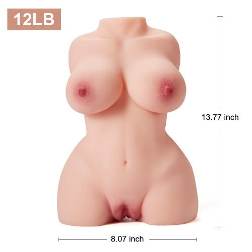 13.7'' 3D Male Masturbator Sex Doll With Torso
