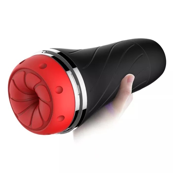 Dual Vibration Cores Masturbator with Artificial 3D Vaginal 