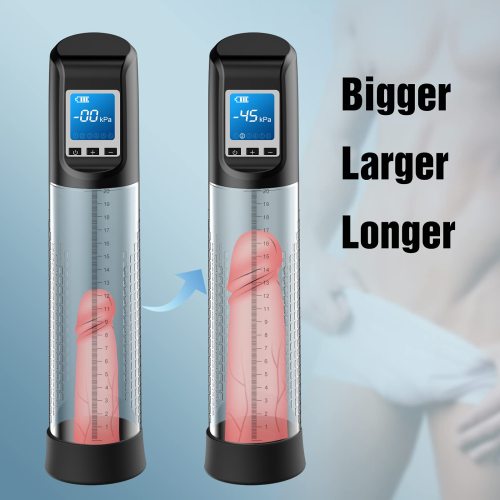6 Suction 9 Vibration Electric Vacuum Penis Pump with Pocket Pussy