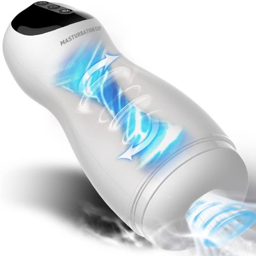 Automatic 10*3 Vibrating Sucking Heating Male Masturbator