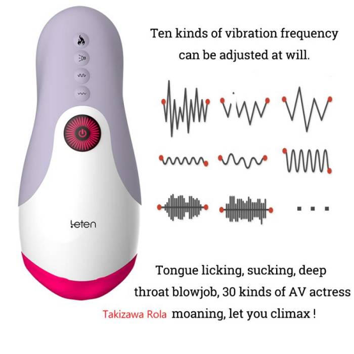 Buyging™ LETEN Intelligent 7*3 Vibrating Sucking Heating Male Masturbator