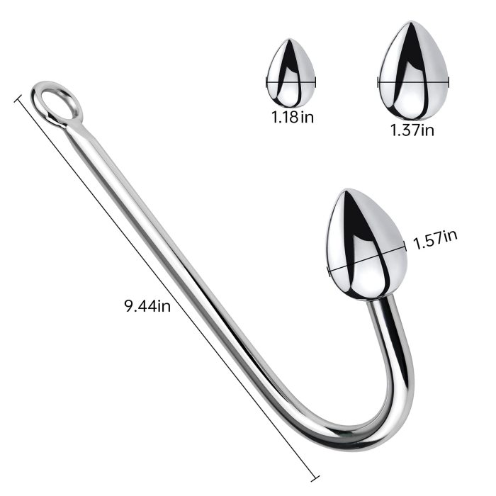 Buyging™ Stainless Steel Anal Hook with 3 Balls