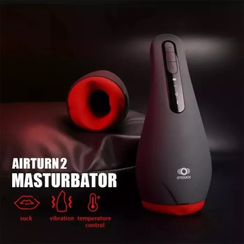 AIRTURN 6 Vibration Modes Sucking Heating Masturbaor