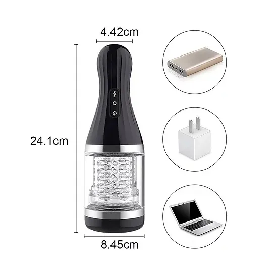 Handsfree 7 speeds Oral Sex Masturbator
