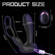 10 Vibrating Smart Heated Multifunctional Prostate Massager with Dual Cock Rings