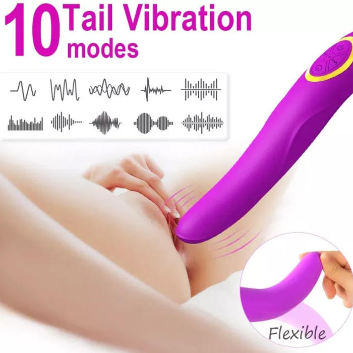 5 Licking 10 Vibrating Tongue Licking Toy