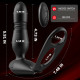 Low-noise 10 Thrusting 10 Vibrating Prostate Massager With Dual Cock Rings