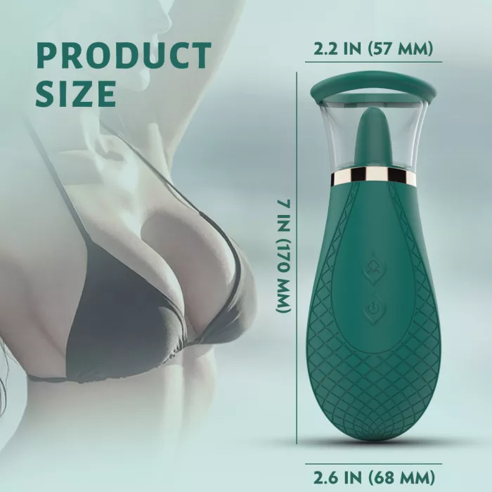 Buyging™ Powerful Tongue Licking Vibrator Female Vagina G-spot Stimulator