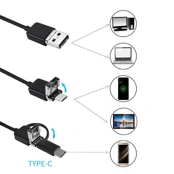 IP67 Waterproof Type-C USB Endoscope