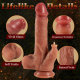 Buyging™ 9 Vibrating 3 Thrusting Tongue Licking & Swing Heating Dildo