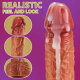 Buyging™ SINGER 3-in-1 Realistic Non-sticky Blush Dildo 9 INCH