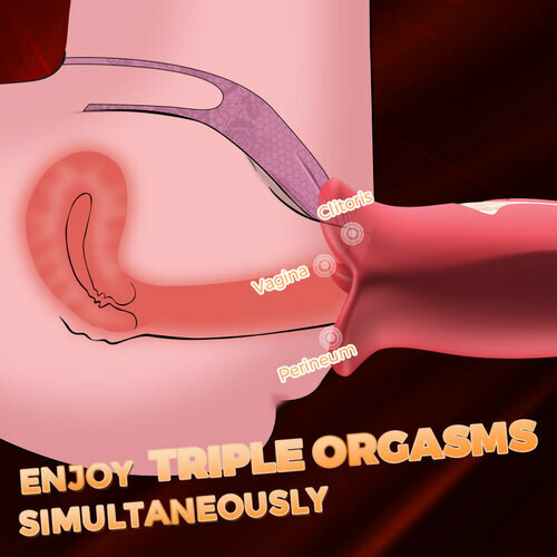 Pressb 10 Biting 10 Vibrating Modes Stimulate Nipple Clitoral Women Vibrator