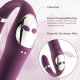 3 IN 1 G-Spot Heating Vibrator Clit Rubbing Massager