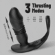 Buyging™ 12 Vibrating 3 Thrusting Prostate Massager With Dual Cock Rings