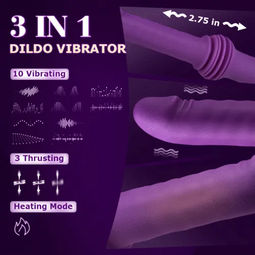 Buyging™ Powerful Heating Thrusting Vibrating 3IN1 Sex Machine