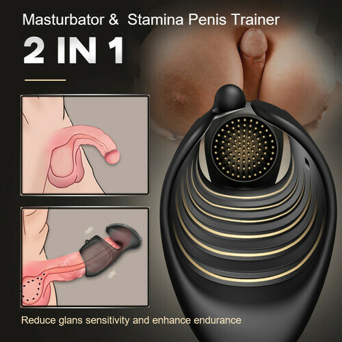 Buyging™ ALIEN Automatic Adjustable Buckle 10 Vibrating Penis Trainer