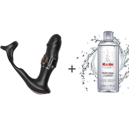 Buyging™ 9 Wiggling Swaying Vibrating Prostate Massager with Big Glans