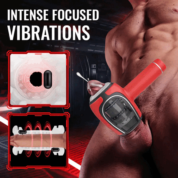 Buyging™ Automatic 6 Thrusting Vibrating Handheld Male Masturbator