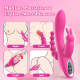 12 Functions Rabbit Vibrator G-spot Clit and P-spot Anal Vibrator Triple Curve