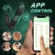 Buyging™ APP Control 9 Vibrating Thrusting Prostate Massager With Dual Cock Rings