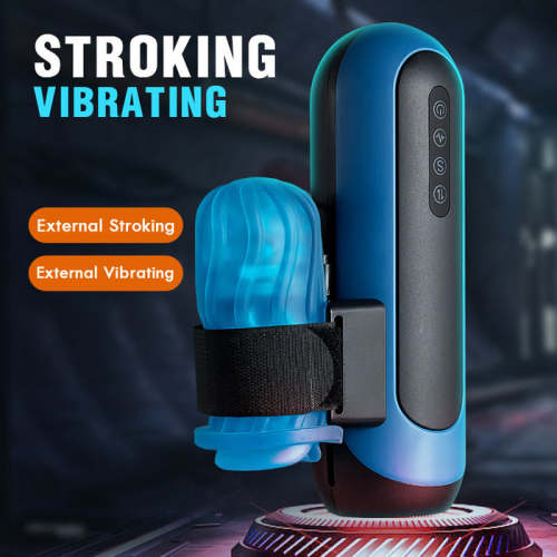 Buyging™ 700 Strokes Per Minute 6 Thrusting 10 Vibrating Masturbation Cup