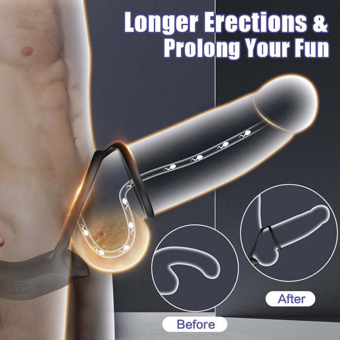BuyGing Bluetooth Remote Control 9 Thrusting Vibrating Prostate Massager