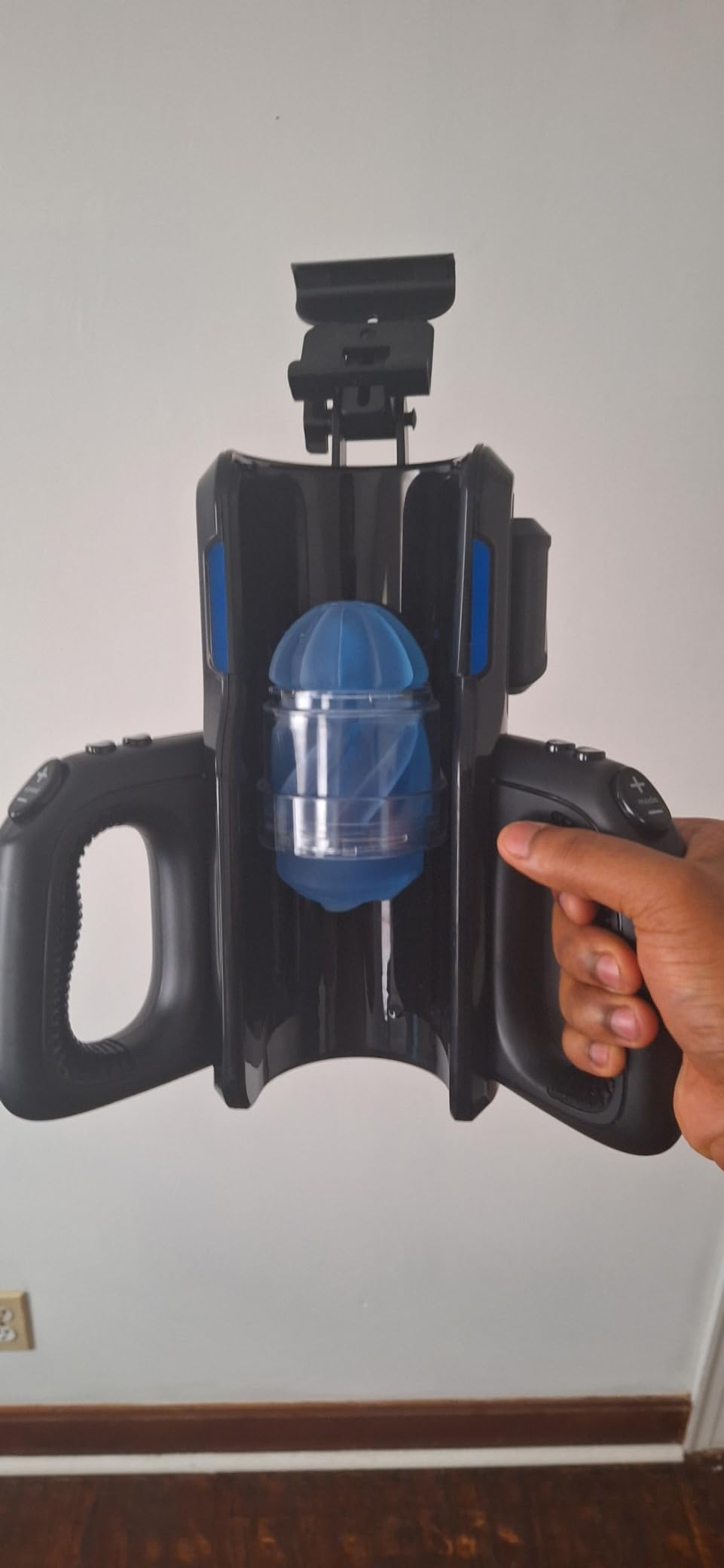 Fleshline™ × Leten - 10 Thrusting High-speed Motor Masturbator Cup with Phone Holder photo review