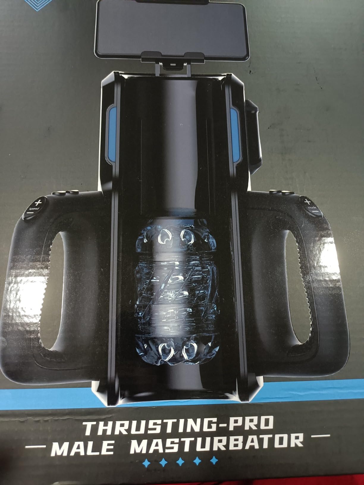 Fleshline™ × Leten - 10 Thrusting High-speed Motor Masturbator Cup with Phone Holder photo review