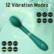 Clitoral Tits Anal Stimulator Dildo with 12 Powerful Vibrating Modes