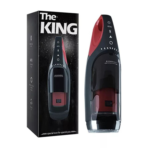 The KING Sucking Heating Telescopic Rotating Male Masturbator