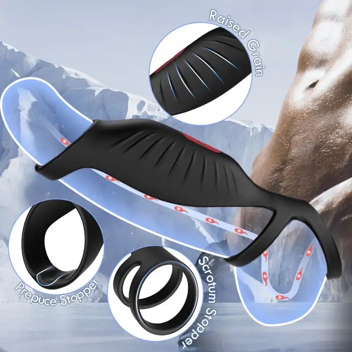 Buyging™ Pleasure Fusion Pro 9 Vibration Modes Efficient&Flexible Cock Ring