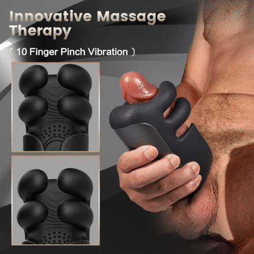 Buyging™ Automatic 10 Finger Pinchin & Tapping for Massage Therapy Penis Vibrator