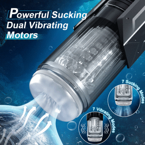 Buyging™ Sucking Vibrating Rotating Thrusting 4 IN 1 Male Masturbator