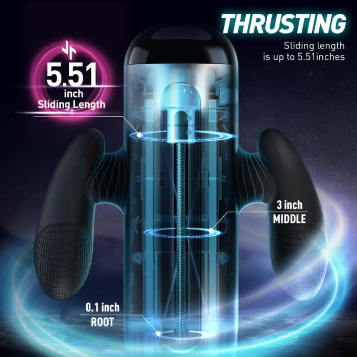 Buyging™ Auto Stroker with 10 Stroking 10 Speed 10 Up & Down Position