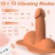 Buyging™ Remote Control Dual Motor Riding Vibrator Dildo With 10*10 Vibration Modes