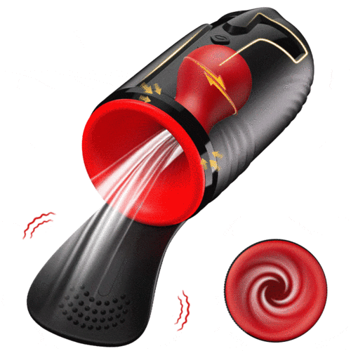 Buyging™ 10 Vibrating 5 Sucking 3 Rotating Glans Exerciser & Masturbator