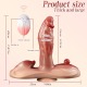 Buyging™ 10 Thrusting 7 Vibrating Swing Heating Sit and Ride Dildo With Suction Cup