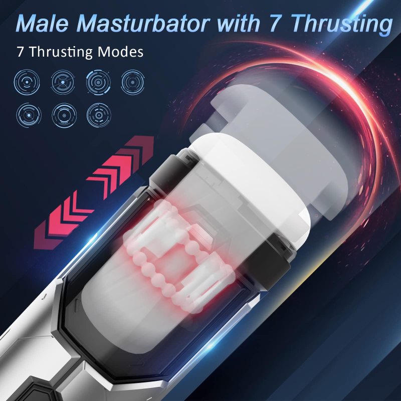 7 Thrusting & Vibration ModesElectric Male Stroker Pocket Pussy for Male Sex Toys Automatic Male Masturbator