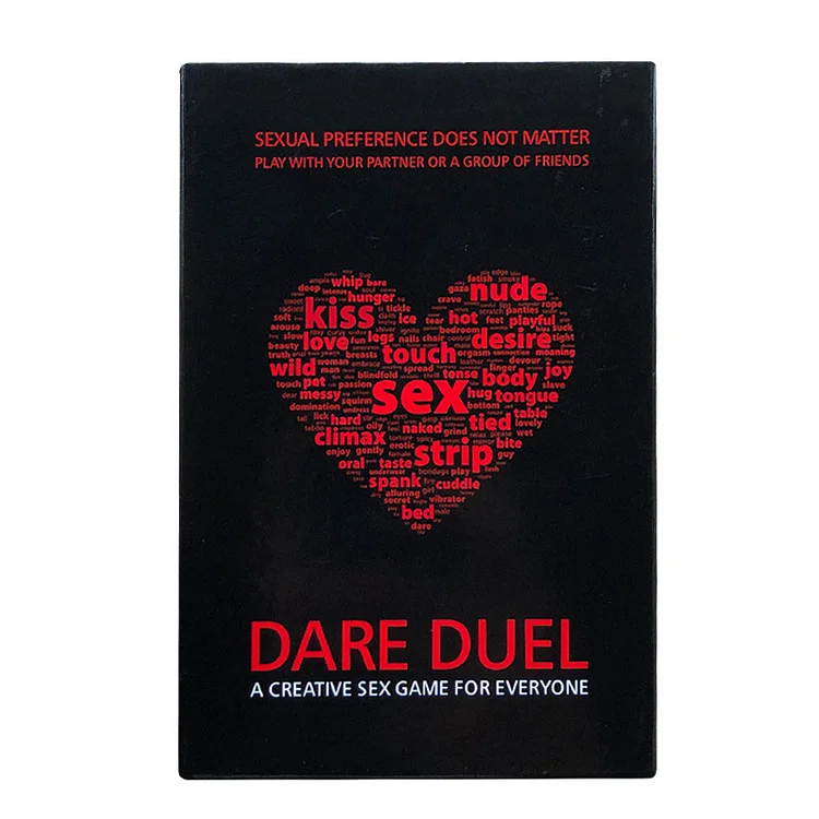 Hotlovevibe Dare Duel - A Erotic Stimulate Sexual Postures Romantic Game For Couples Sex Game Card