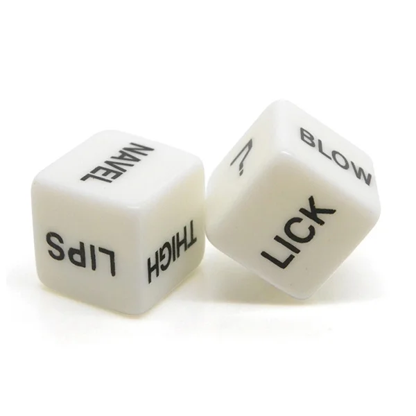 Hotlovevibe Red Color 6-sided Fun Dice Combination Action Posture Color Dice Entertainment Provocative Products