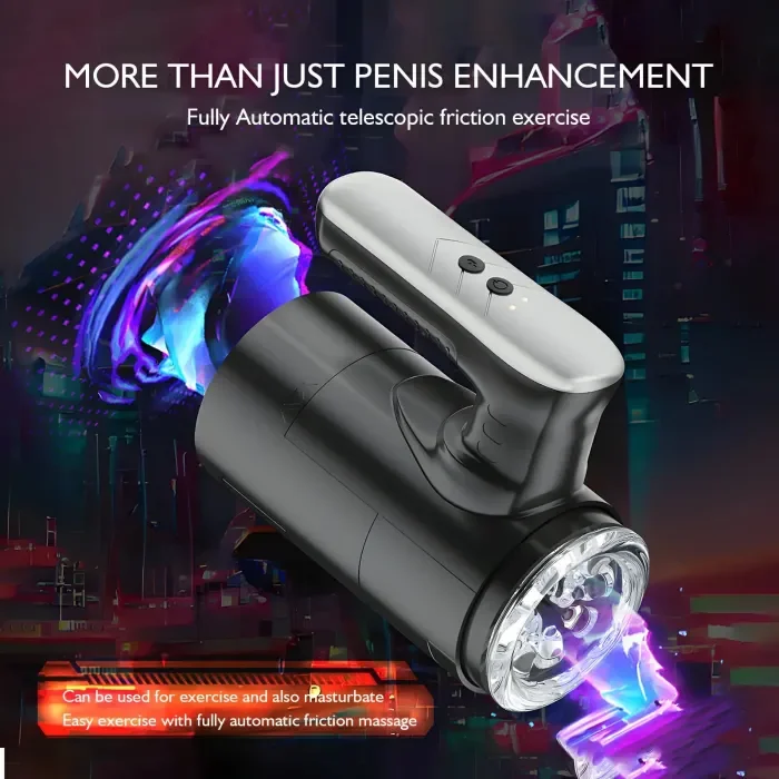 Hotlovevibe Male Stroker Double-End Design Easy To Use For Beginners Male Sex Toys Automatic Male Masturbator