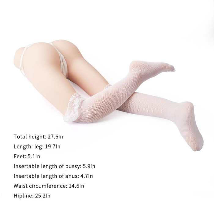 Holly 27.6” Realistic Pussy Anus Leg Sex Doll