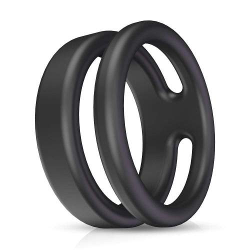 Edenlegend S-HANDE Silicone Dual Penis Ring Erection Enhancing Sex Toy for Man or Couples Play