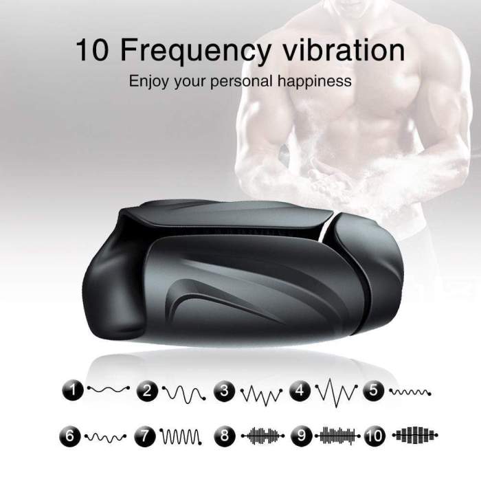 10 Frequency Vibrating Delay Ejaculation Penis Head Glans Trainer Massager